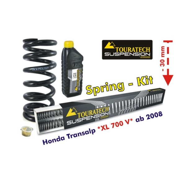 Lower suspension adjustment in 30mm Honda XL700V Transalp from year 2008