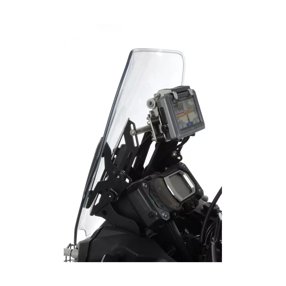 Windscreen adjuster with GPS mounting bar for Yamaha XT1200Z Super