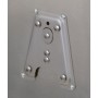 Fixing plate for the accessory bracket for aluminum cases BMW and Zega PRO
