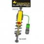 Touratech Suspension shock absorber tube for Suzuki DL 650 2004-2011 type Level2/ExploreHP