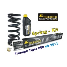 Hyperpro progressive exchange springs for fork and shock absorber tube, Triumph Tiger 800 since 2011