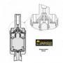 Height reduction -50 mm Touratech Suspension for BMW F800GS Adventure from 2014 Type: Plug & Travel for BMW ESA