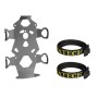ZEGA Pro/ZEGA Mundo accessory holder set, reserve canister adapter plate with reserve canister Touratech 2 liters