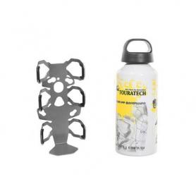 ZEGA Pro/ZEGA Mundo placa de adaptación del soporte de botellas-individual con Touratech aluminio botella 0,6 litros