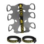 Zega Pro / Zega Mundo placa de adaptación del soporte de botellas-doble con 2x Touratech aluminio botella 0,6 litros
