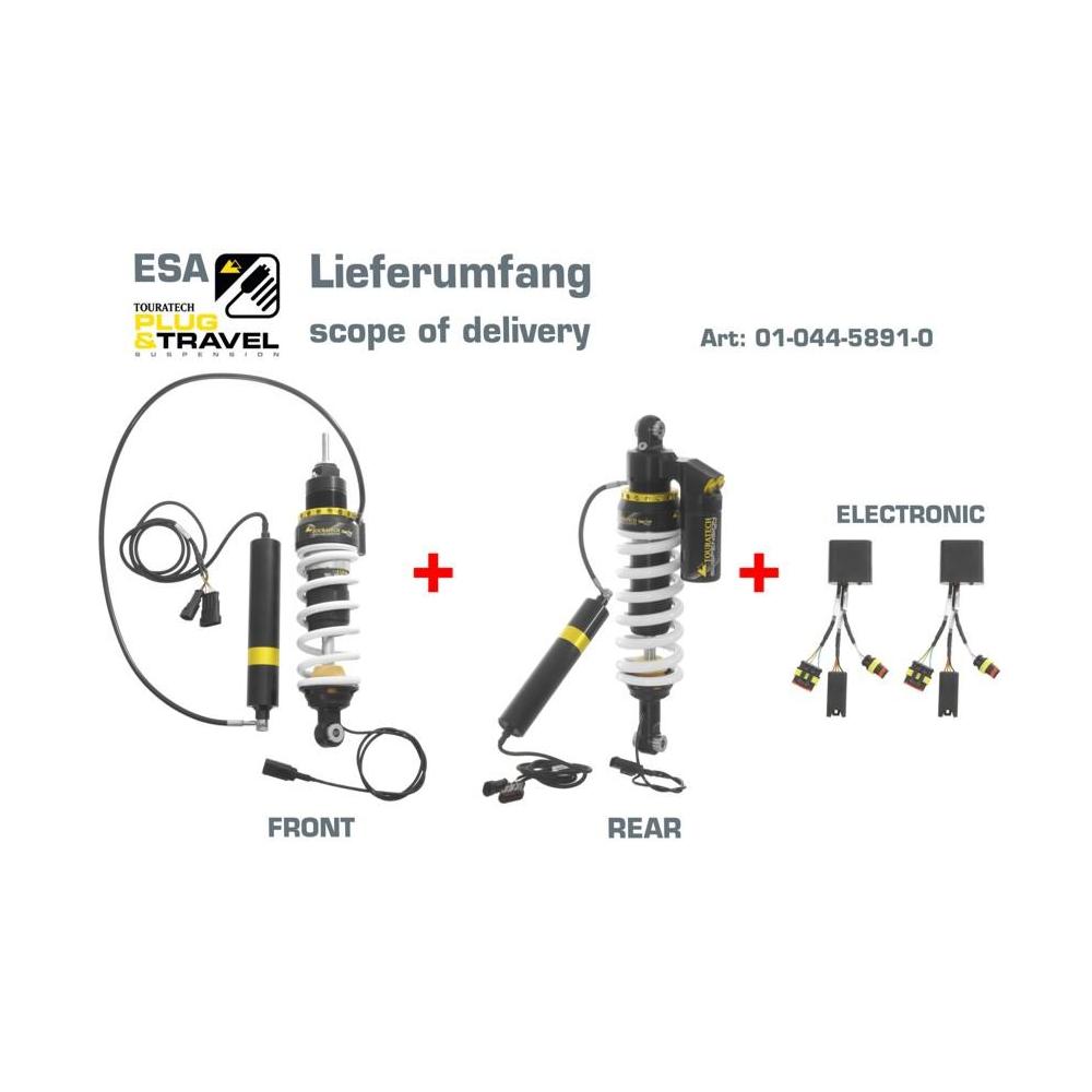 SET Touratech Suspension Plug Travel ESA Expedition for BMW R1200GS ADV 2010 2012 Tienda MotoCenter