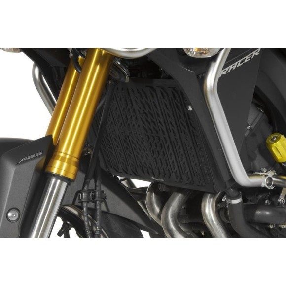 Protector del radiador para Yamaha MT-09 Tracer, negro de aluminio