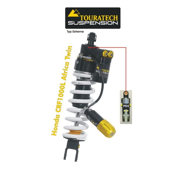 Suspension shock tube Touratech for Honda CRF1000L Africa Twin (2015-2017) Extreme model