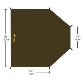 The floor canvas for the Atacama Expedition Tent (sleeping)