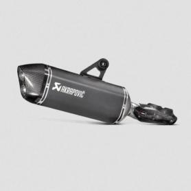 Akrapovic slip-on exhaust, Titan, black for BMW R1200GS (LC) / R1200GS Adventure (LC) from 2017 / R1250GS Adventure
