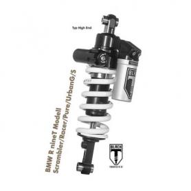 Black-T Highend shock tube for BMW R nineT model Scrambler/Racer/Pure/UrbanG/S from 2016 onwards