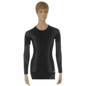 Camiseta interior "Allroad" de manga larga para mujer - Negro