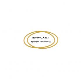 iBracket Pieza de recambio Silicon anillos (2 piezas) - Amarillo