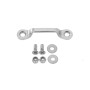 Screw ring for luggage fastening on suitcases