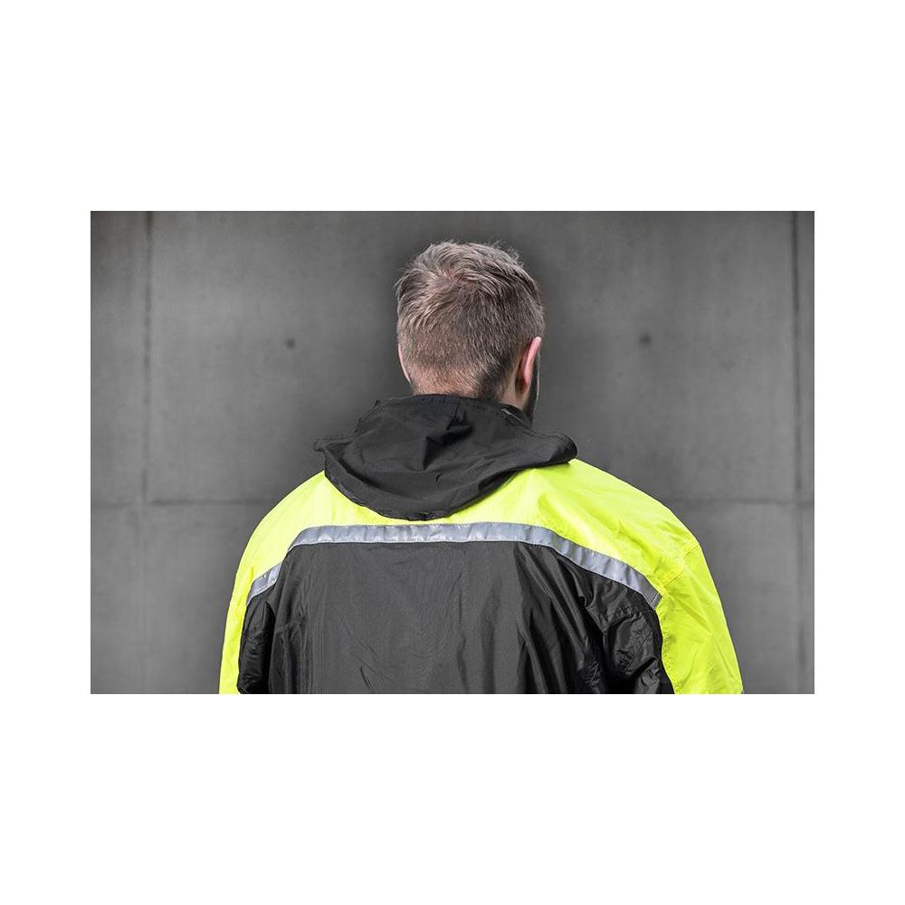 Waterproof raincoat jacket in black - Tienda MotoCenter