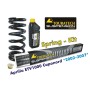 Progressive interchange springs for fork and shock absorber tube for Aprilia Caponord
