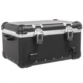 Baúl Trasero Zega Evo XXL para 2 cascos - Anodizado Negro