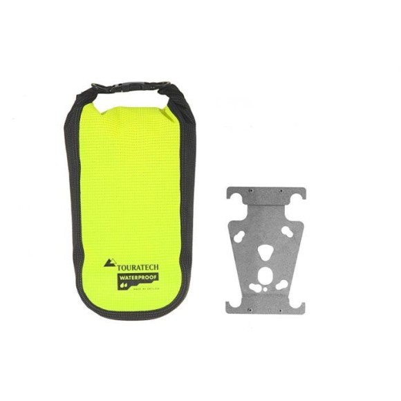 ZEGA Pro / ZEGA World accessory holder with additional waterproof pouch Touratech "High Visibility", size L