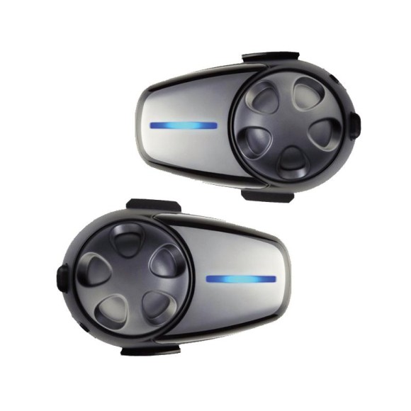 Dual Pack Motorcycle Bluetooth® Intercom SMH10 Dual Pack with universal microphone kit