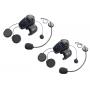 Pack Dual intercomunicador Bluetooth® para motocicletas SMH10 con microfono para casco Integral