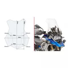 Cúpula Givi para BMW R1200GS LC/ LC Adv/ R1250GS LC/ LC Adv