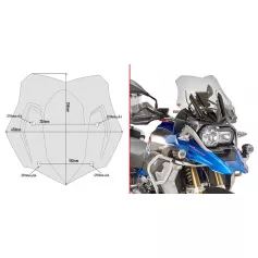 Cúpula Sport de Givi para BMW R1200GS LC/ LC Adv/ R1250GS LC/ LC Adv