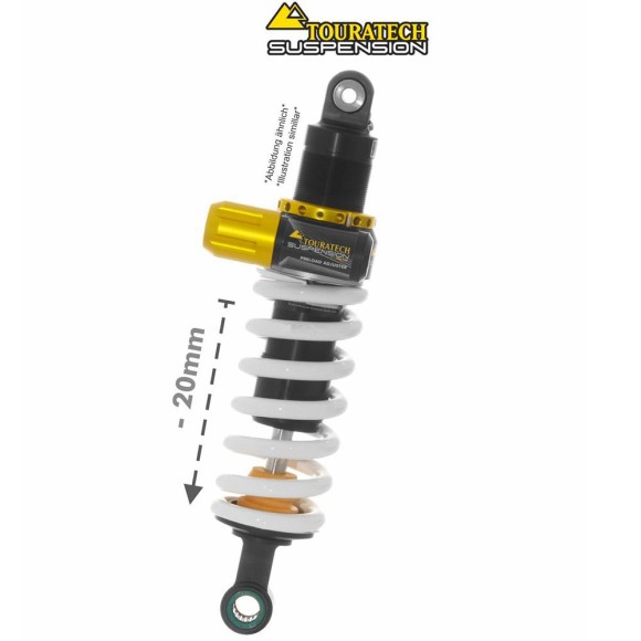 Shock absorber Touratech Suspension (-20 mm) for Triumph Tiger 900 Rallye Pro from 2020 Type Explore HP / PDSTouratech Suspensio