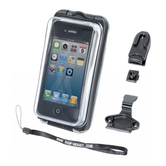 RAM Aqua Box® Pro 10 Case con accesorios.