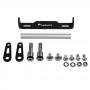 GPS handlebar bracket adapter, adjustable, with M8x25 screws
