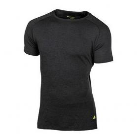 T-Shirt Primero Nature Active in Merino wool - Black