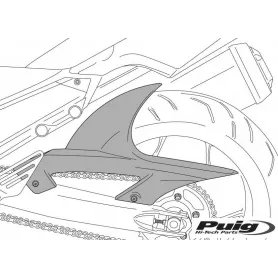 Guardabarros trasero para Triumph Tiger 800 XC