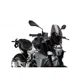 Cúpula Sport Puig para BMW F900R (2020-) para motos sin soporte original BMW - Ahumado oscuro