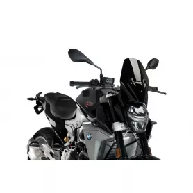 Cúpula Sport Puig para BMW F900R (2020-) para motos sin soporte original BMW - Negro