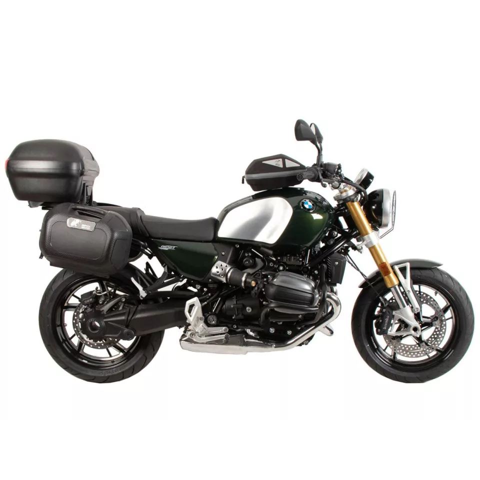 Plaque Extension Béquille Latérale Pour BMW R1250RT (2022-2024) | CNC Aluminium Noir | Anti-Enfoncement