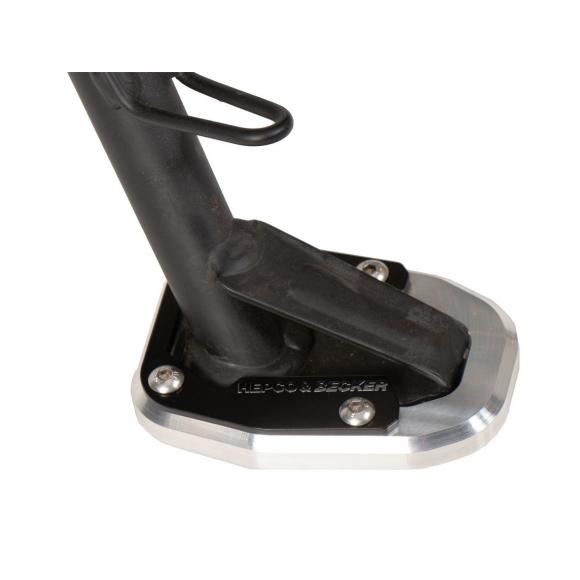 Ampliación de caballete lateral plata/negra para Ducati Desert X Rally (2024-)