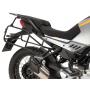 Black Bolted Side Pannier Rack for Moto Guzzi Stelvio 2024 - Style and Robustness