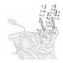 Kit GIVI para montar cúpula de BMW F800GS(2024-) / F750 GS