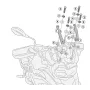 Kit GIVI for mounting the windscreen of BMW F800GS(2024-) / F750 GS