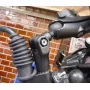 Base de bola de espejo para motocicleta Twist and Tilt ™ RAM® - Anclaje retrovisor moto