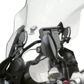 Kit estabilizador de parabrisas ZTechnik® de acero negro para BMW® R1200/1250 GS/GSA