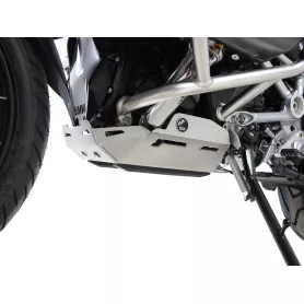 Placa de protecciÃ³n del motor plateada para BMW R1250GS Adventure (2019-) de Hepco&Becker