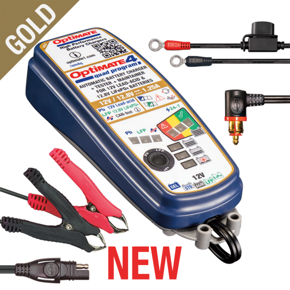 Optimate 4 Quad Program TM630-PR Can Bus Battery Maintainer Charger