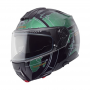Casco Modular Schuberth C5 Globe Negro-Verde - Innovación y Seguridad de Última Generación