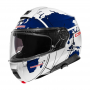 Casco Modular Schuberth C5 Globe Blanco-Azul – Seguridad y Tecnología Avanzada