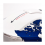Casco Modular Schuberth C5 Globe Blanco-Azul – Seguridad y Tecnología Avanzada