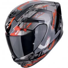 Casco Scorpion EXO-391 Clutter Negro Rojo | Integral, Seguro y Cómodo