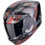 Scorpion EXO-391 Clutter Helmet Black Red | Full face, Safe and Comfortable