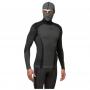 Hooded thermal T-shirt SIXS TS2 DB | 4-season technical garment