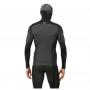 Hooded thermal T-shirt SIXS TS2 DB | 4-season technical garment
