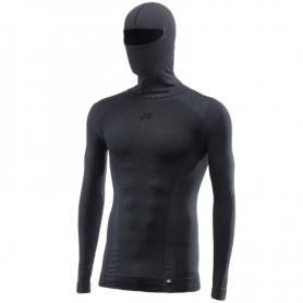 Long sleeve thermal hooded T-shirt SIXS TS2 DB